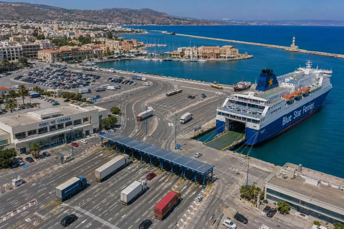 Porto dei traghetti di Chania (Souda): rotta e viaggio in traghetto