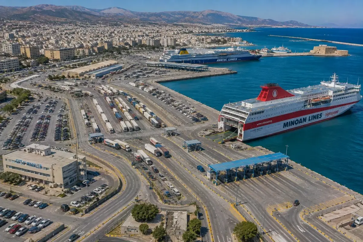 Porto dei traghetti di Heraklion