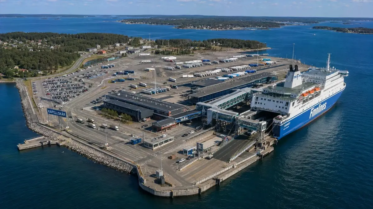 Porto dei traghetti di Kapellskär