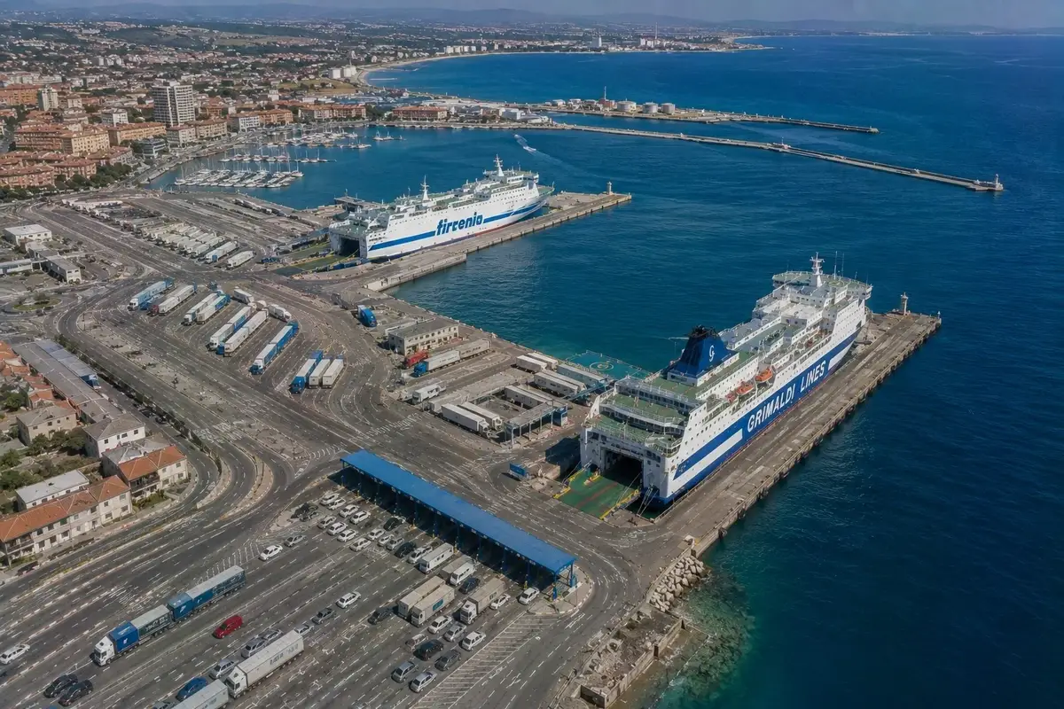 Porto dei traghetti di Porto Torres