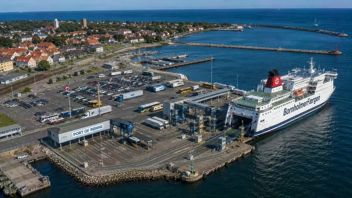 Porto dei traghetti di Rønne